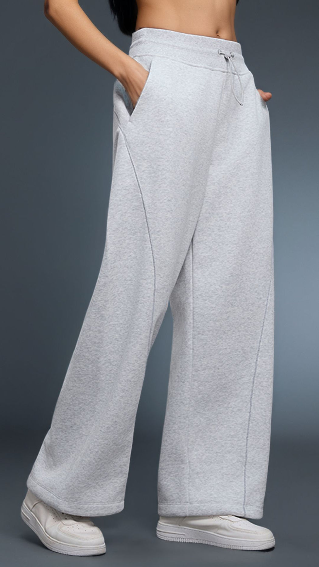Velura Drawcord High Waist Pant