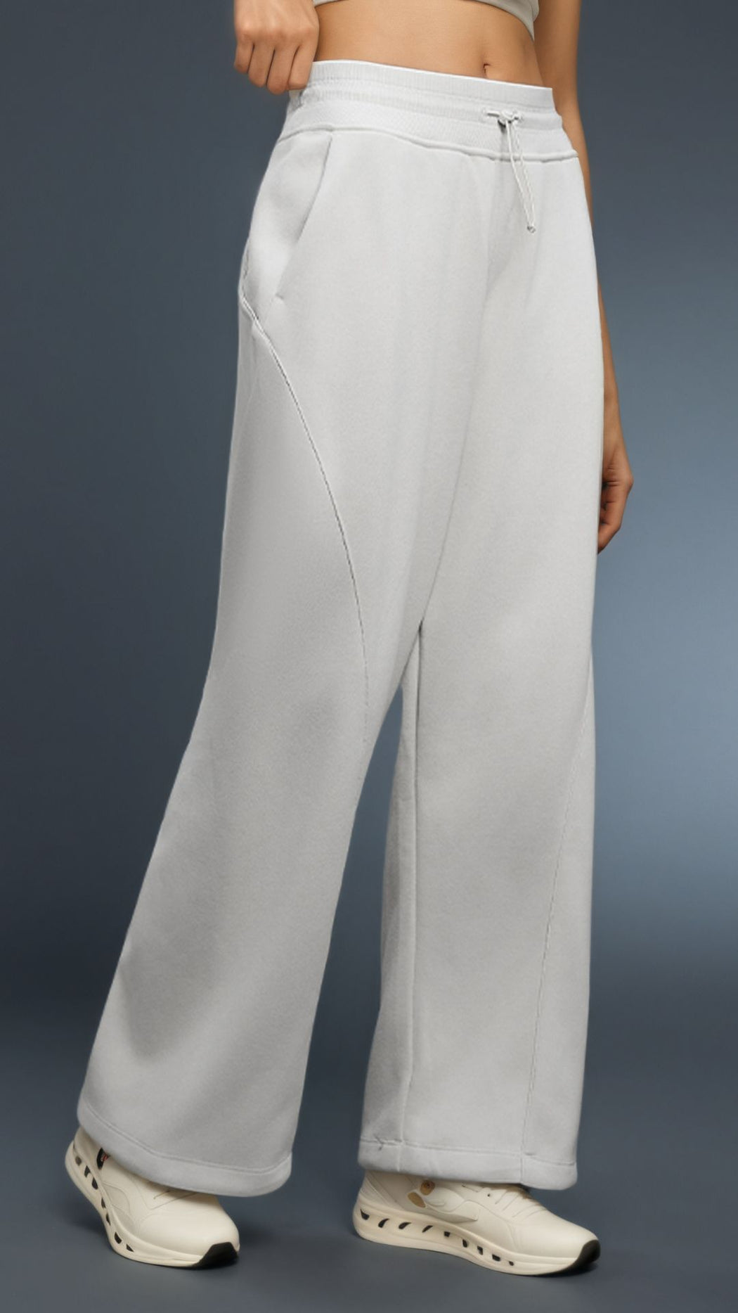 Velura Drawcord High Waist Pant