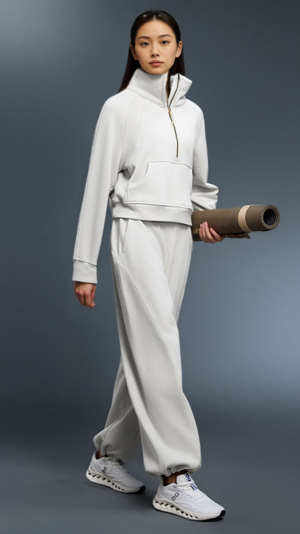 Velura Drawcord High Waist Pant