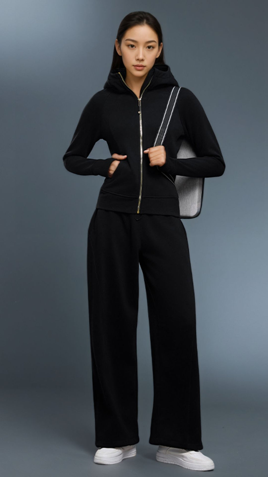 Velura Drawcord High Waist Pant