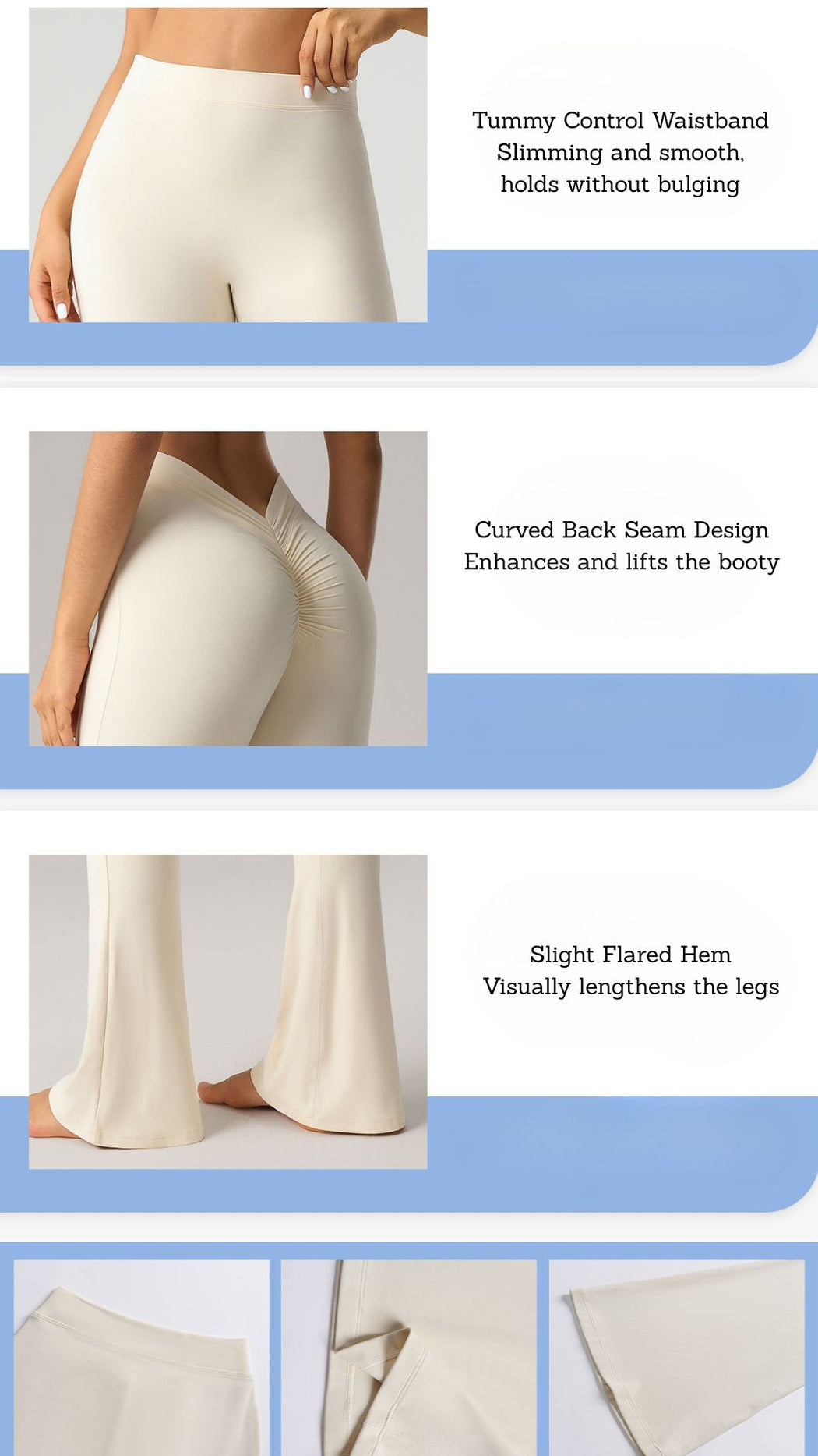 GlowCurve Micro Flare Pants