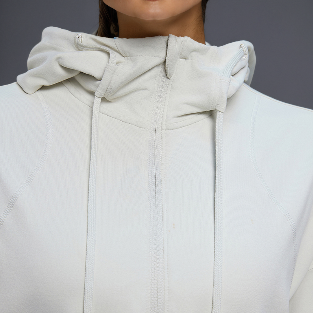 Vireo Zip Crop Hoodie