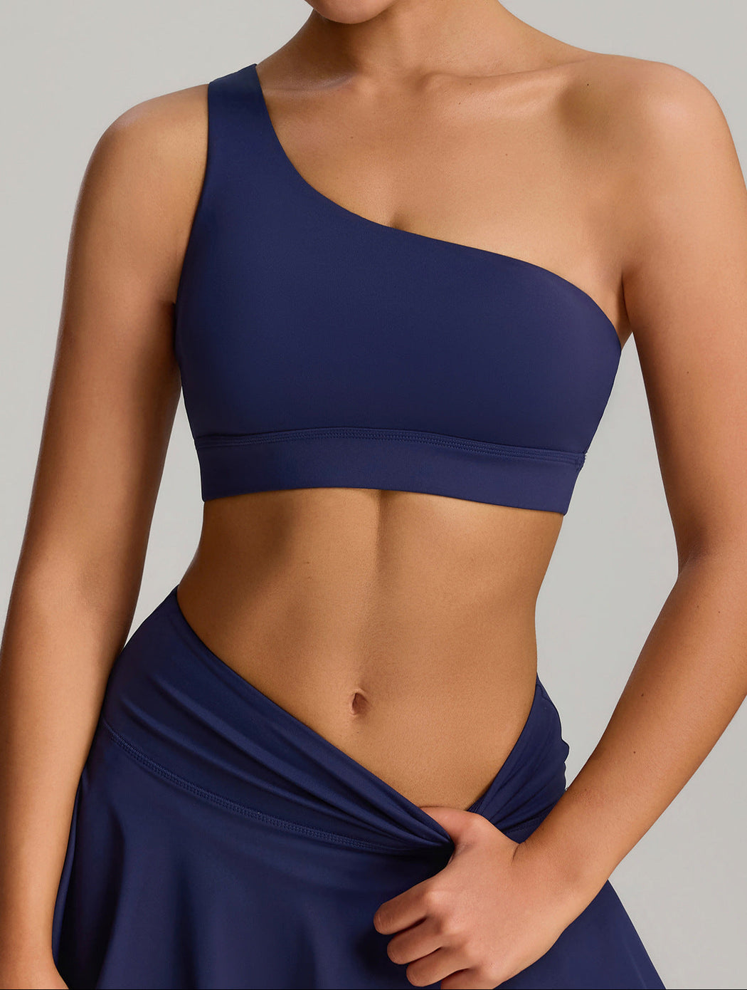 Asymmetra One-Shoulder Bra