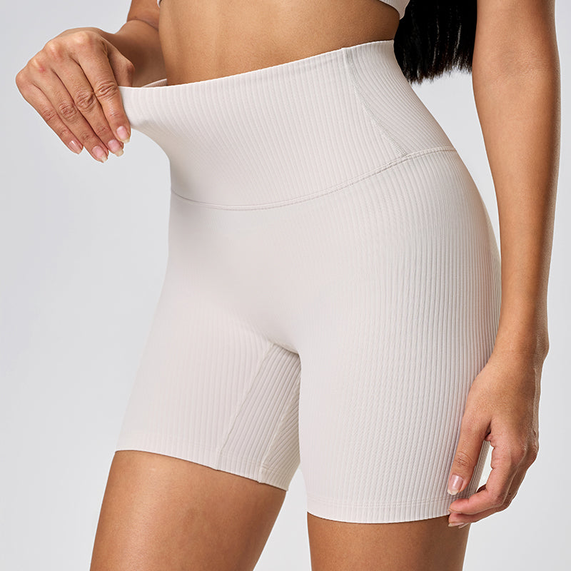 Flow Ribbed Biker Shorts