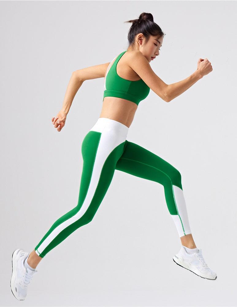 ECOLUXE PowerMove Two-Tone Sports Bra