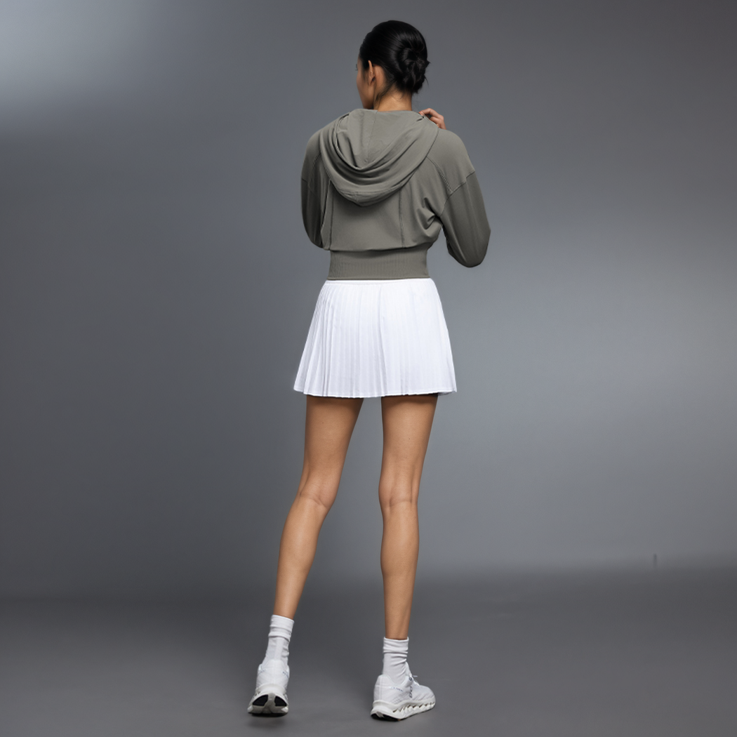 Vireo Zip Crop Hoodie