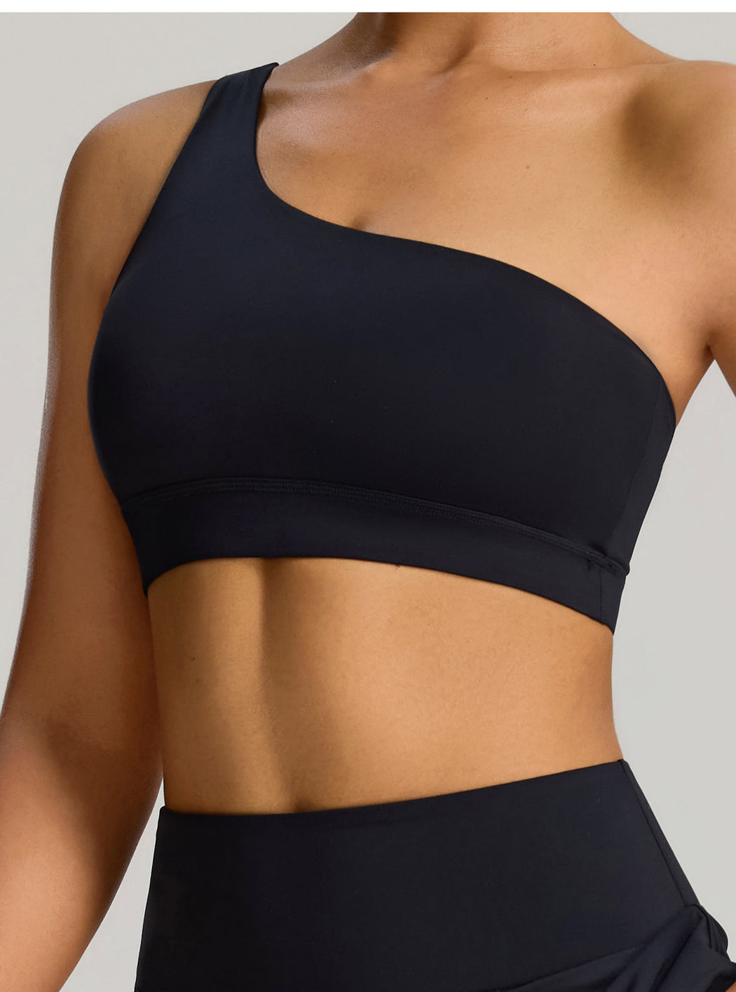Asymmetra One-Shoulder Bra