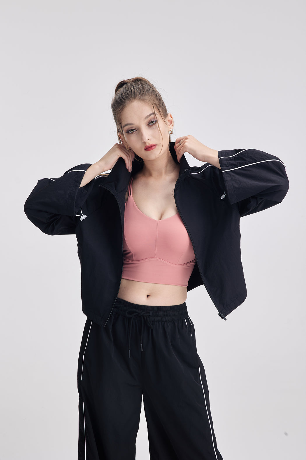 YOF FlexFit Drawstring Sports Jacket