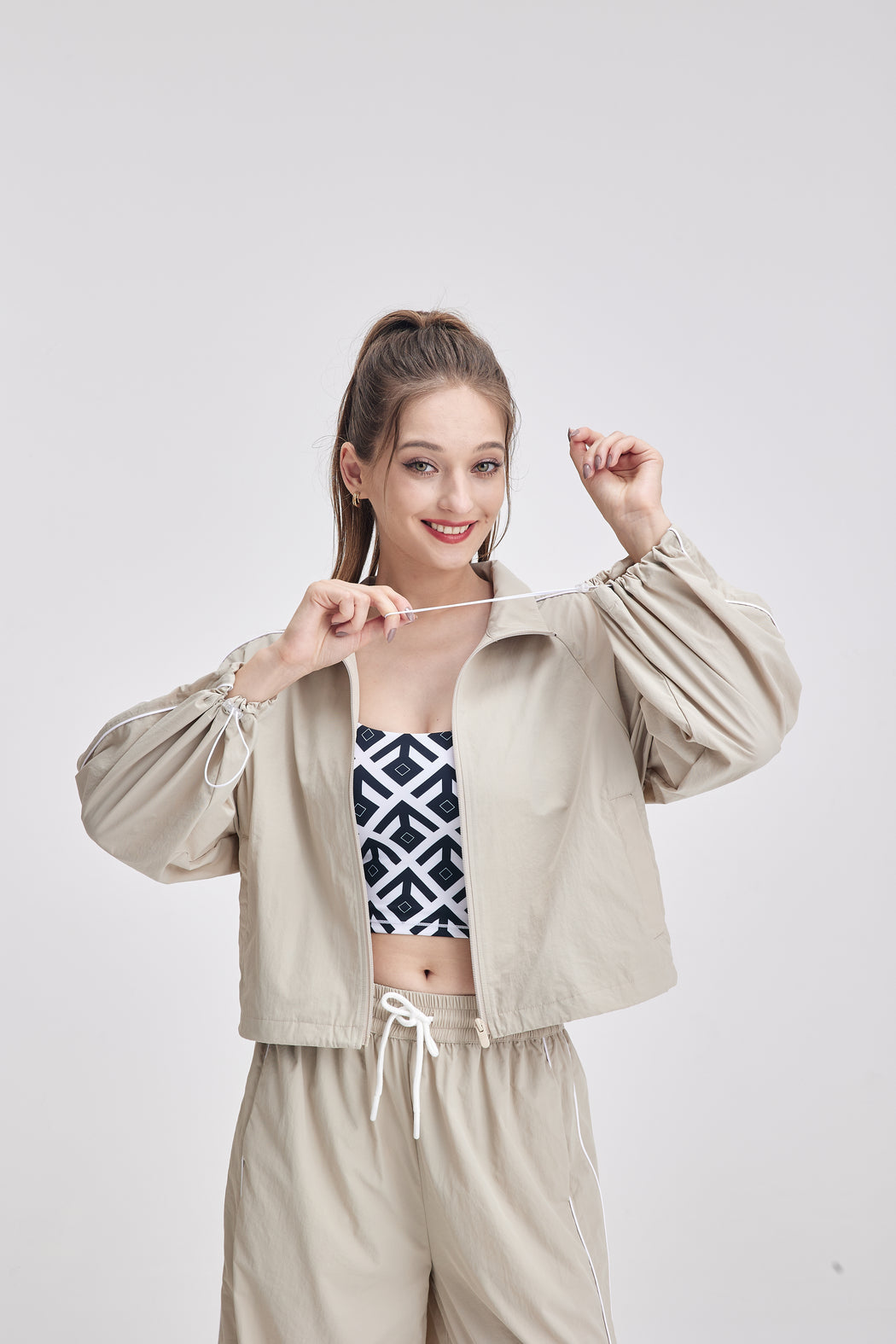 YOF FlexFit Drawstring Sports Jacket