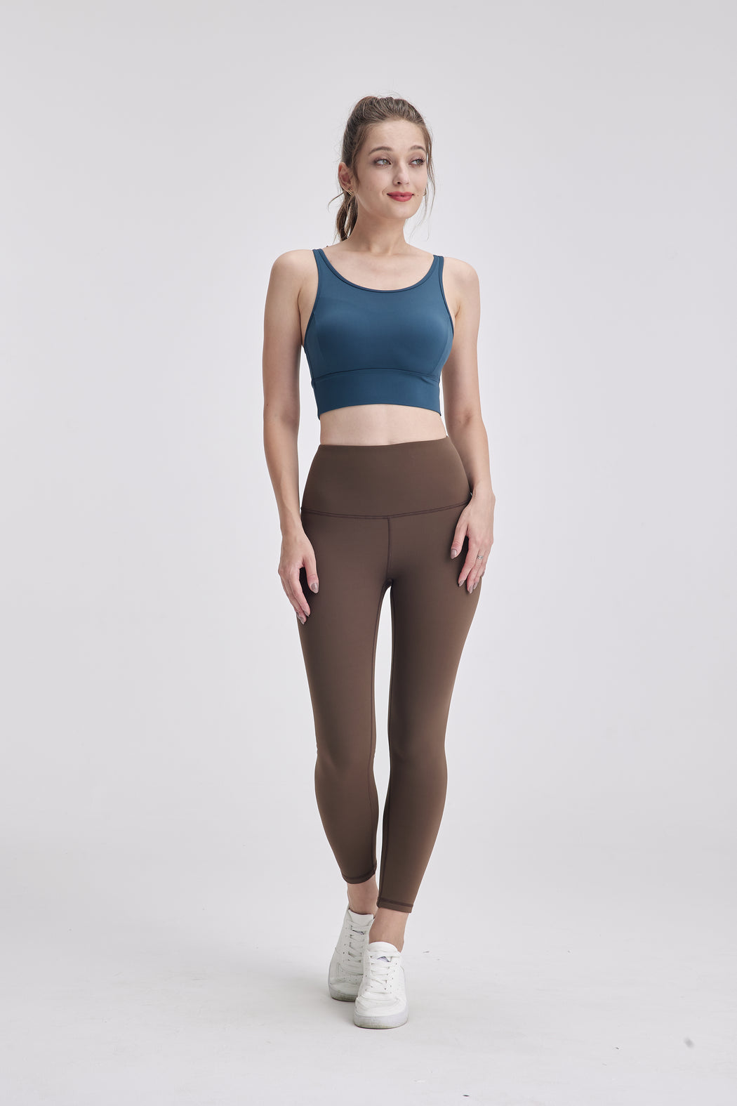 HaloStrap Strappy Hollow Back Sports Bra