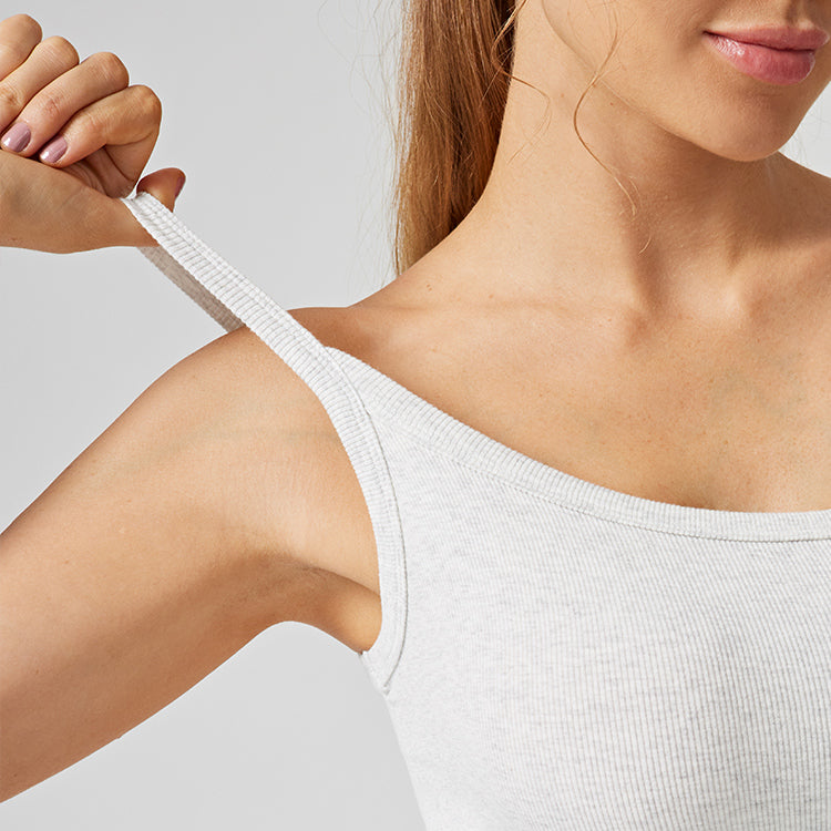 EcoEase Ribbed Crop Top