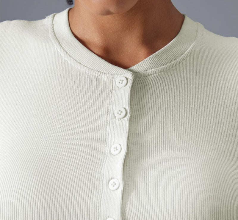 MODENA Henley Ribbed Tee