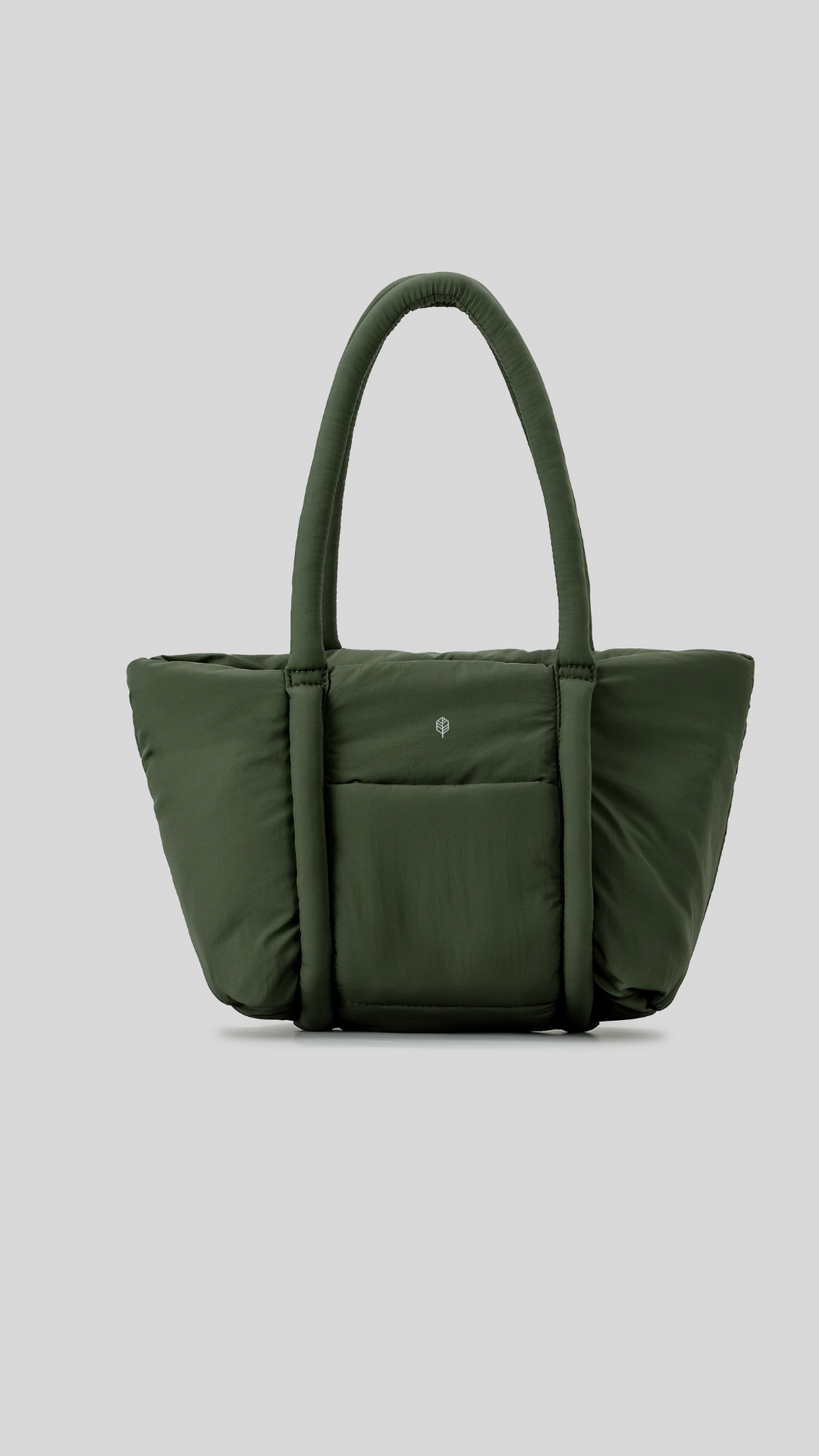 Elegant Puffer Gym Bag with Front Pocket