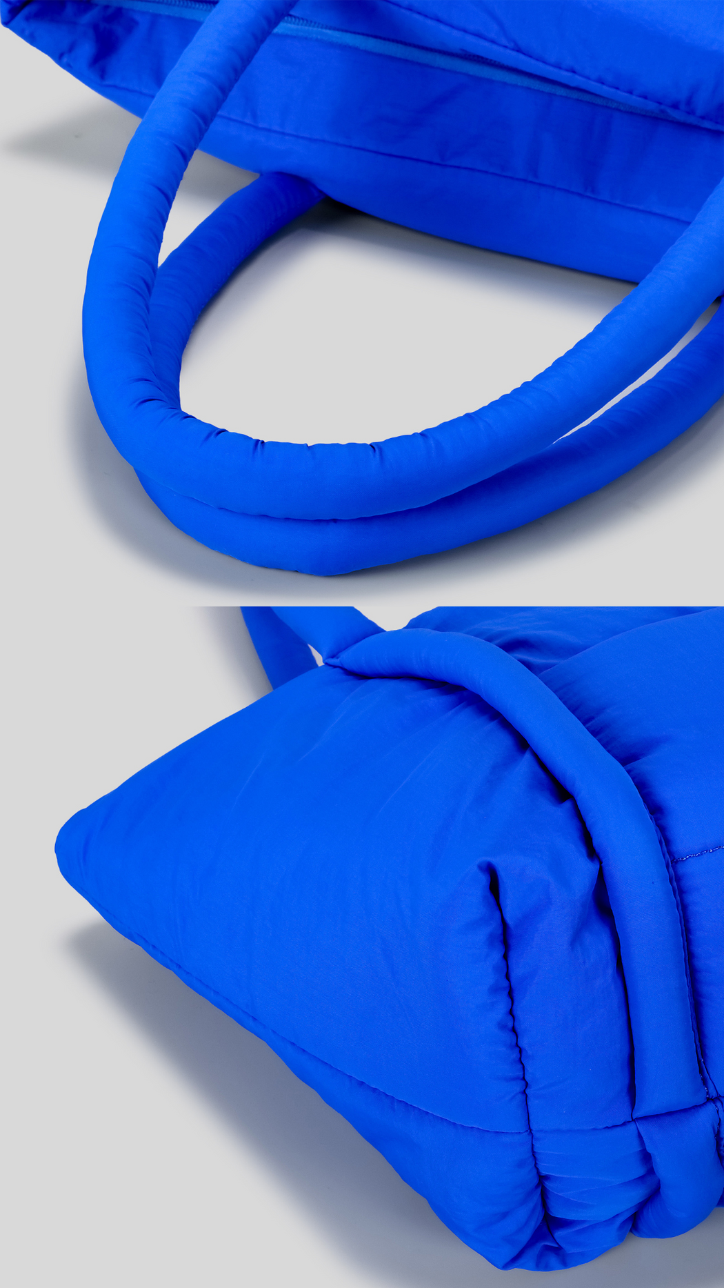 Elegant Puffer Gym Bag with Front Pocket