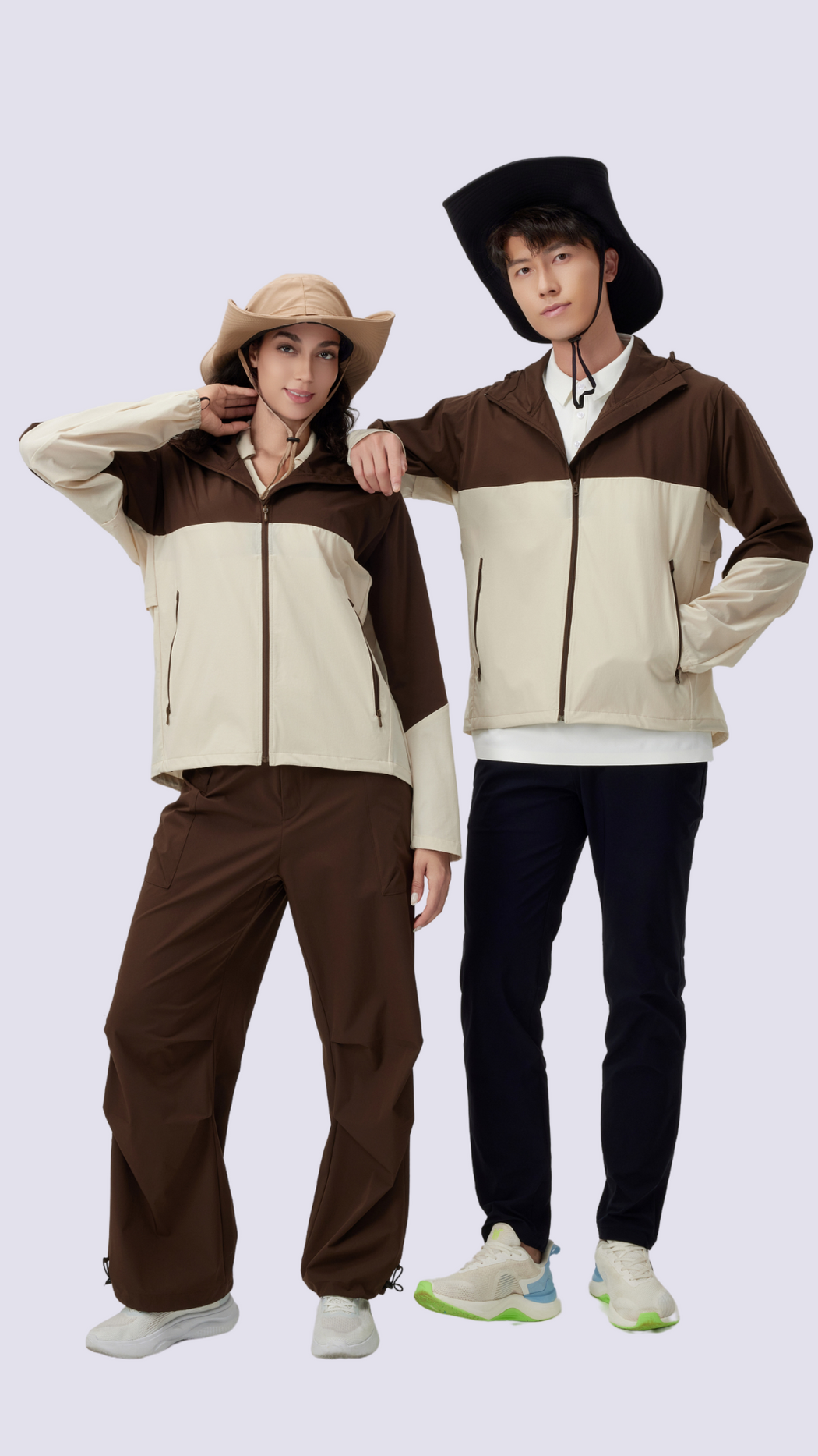 Pride Premium Unisex Athletic Two-Tone Jacket with Hoodie