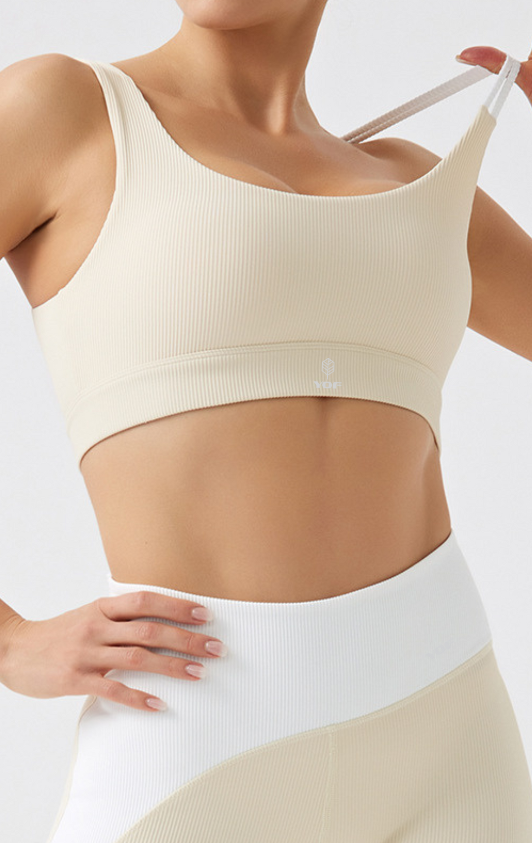 ECOLUXE  PowerMove Ribbed  Two Tones Bra ( New Colors )