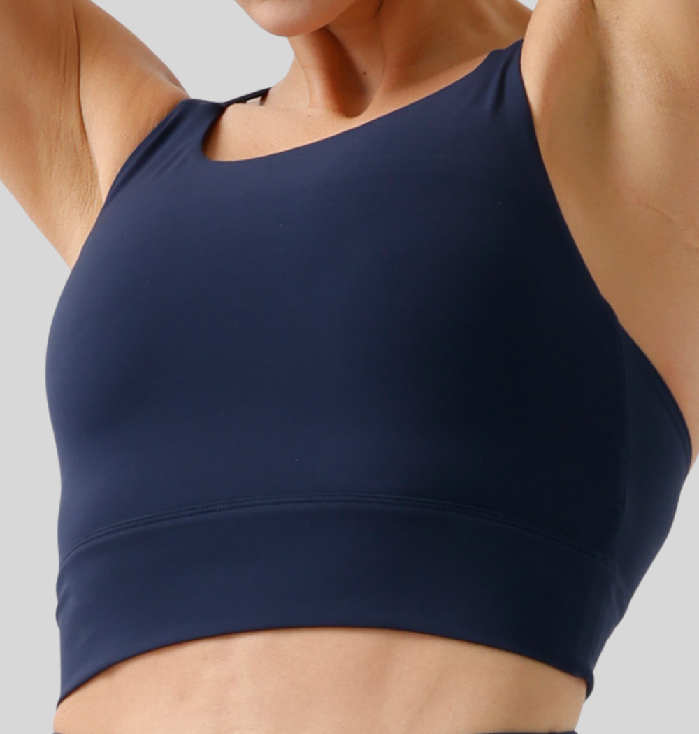 EcoLuxe Longline Strappy Bra