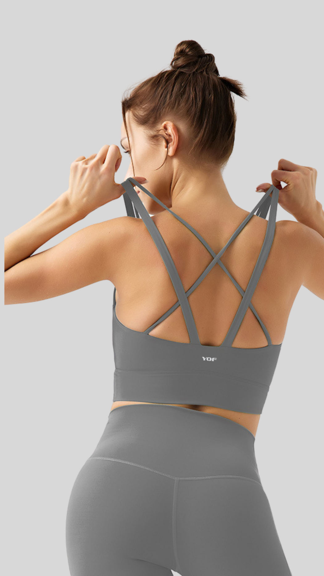 EcoLuxe Longline Strappy Bra