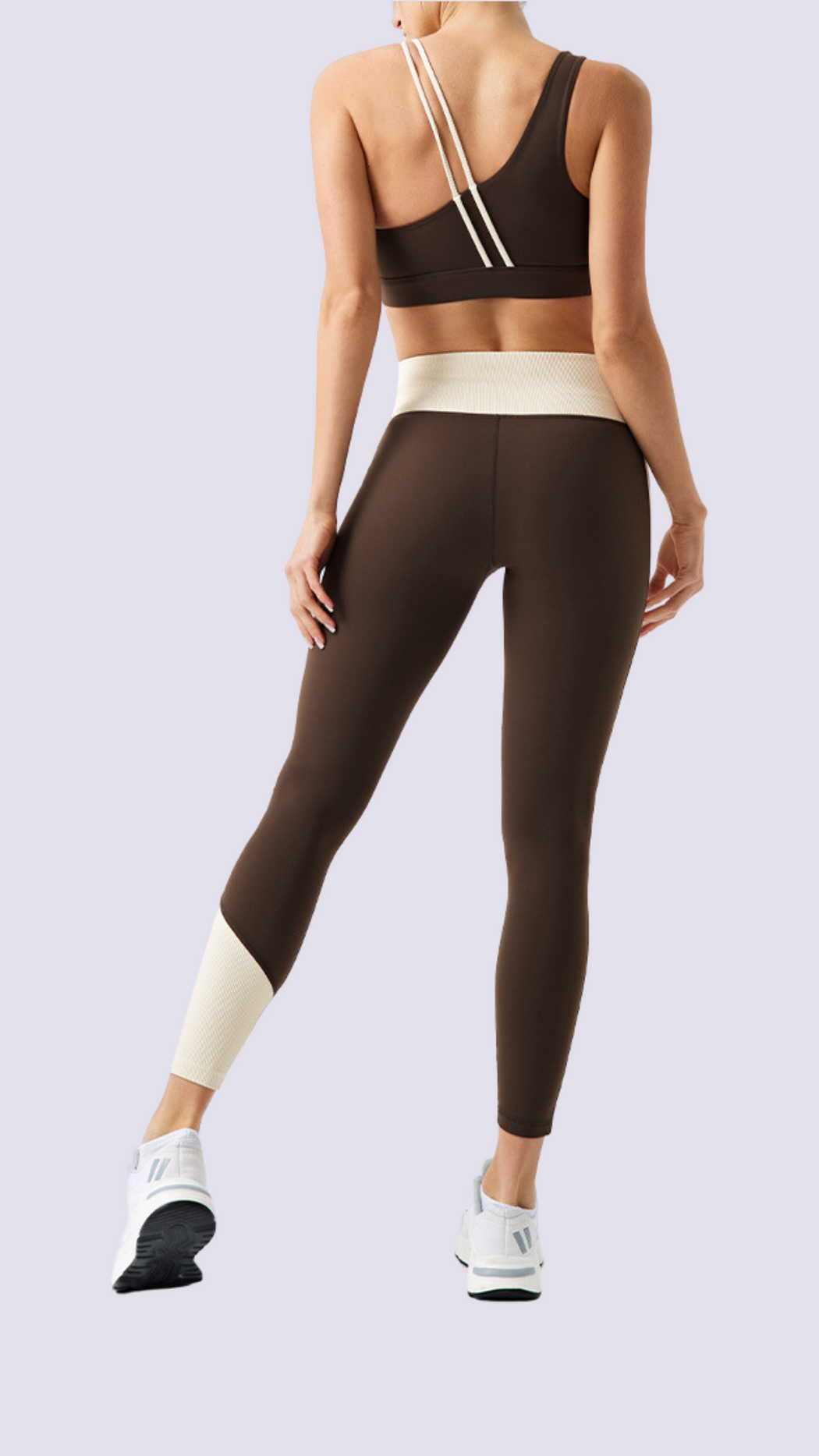 ECOLUXE PowerMove Two-Tone Sports Bra