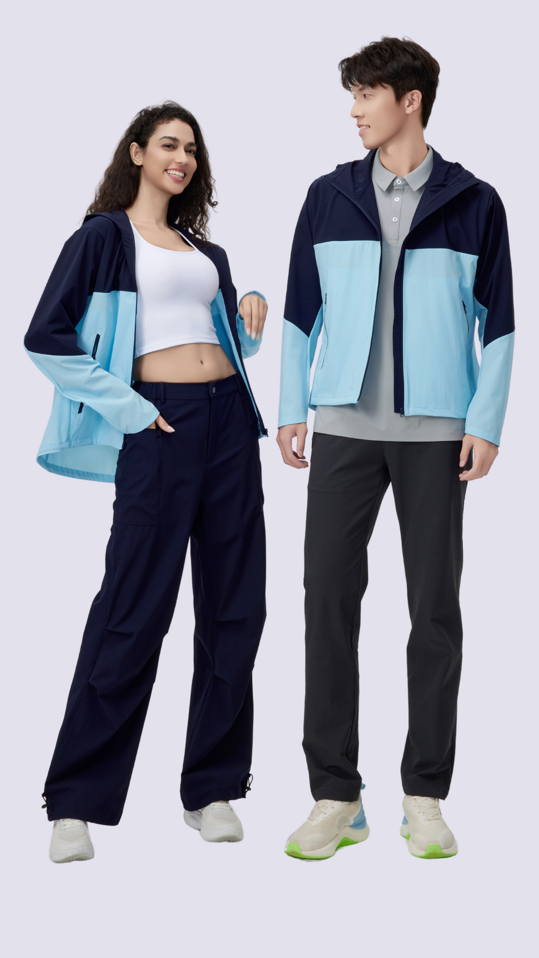 Pride Premium Unisex Athletic Two-Tone Jacket with Hoodie