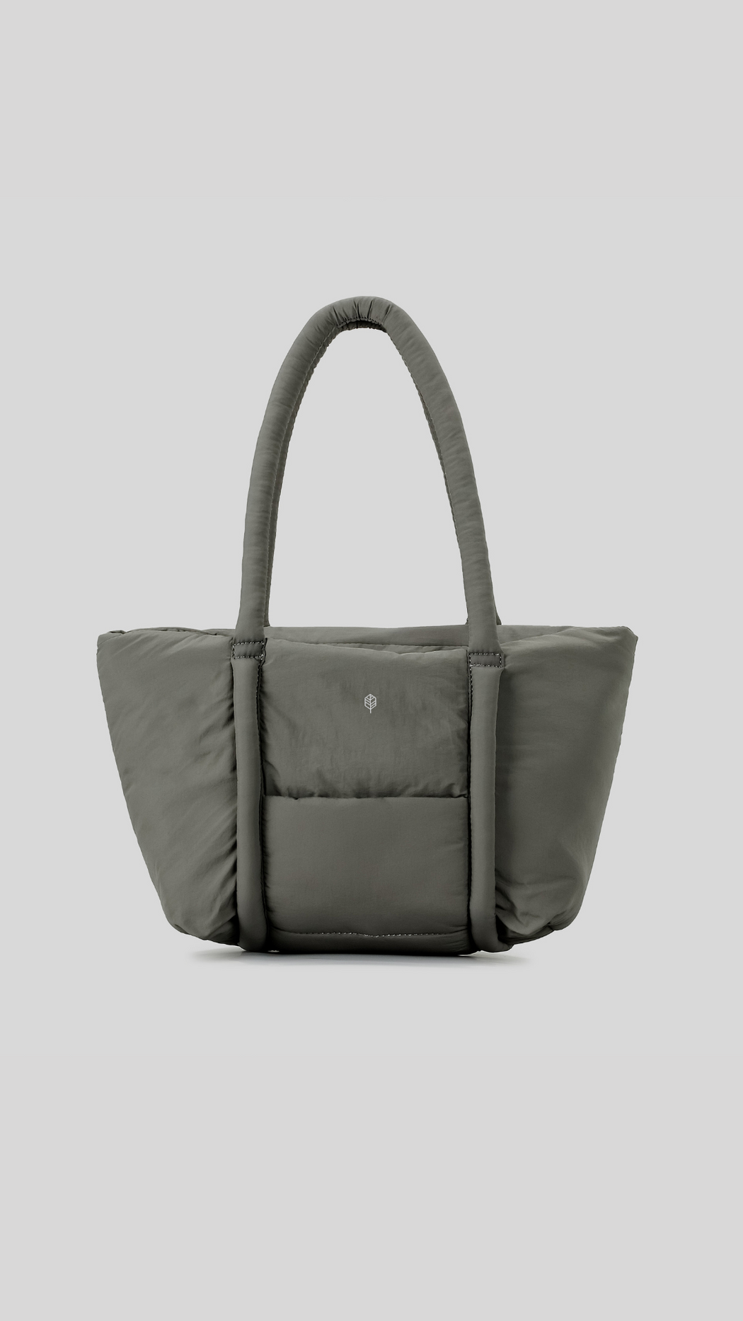 Elegant Puffer Gym Bag with Front Pocket