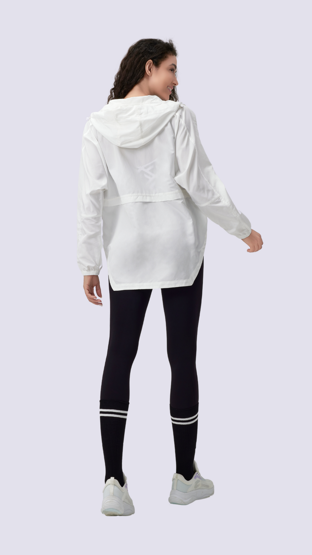 YOF Lightweight Water-Resistant Jacket with Hoodie – Hip-Length