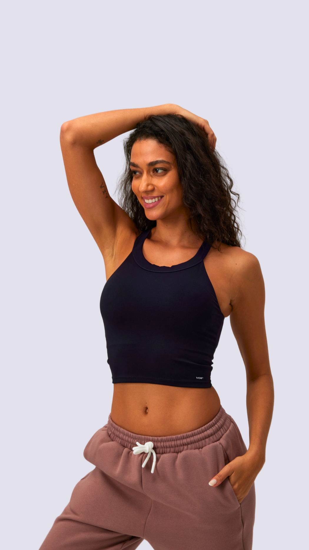 YOF High Neck Long Line Traning Bra