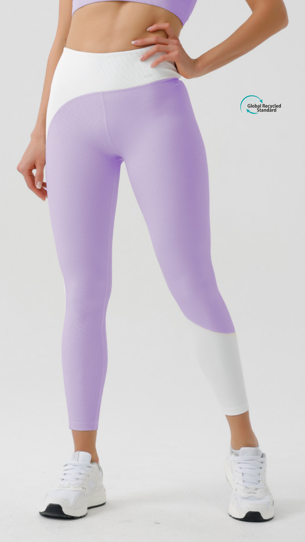 ECOLUXE PowerMove Two Tones Ribbed Legging ( New Colors )
