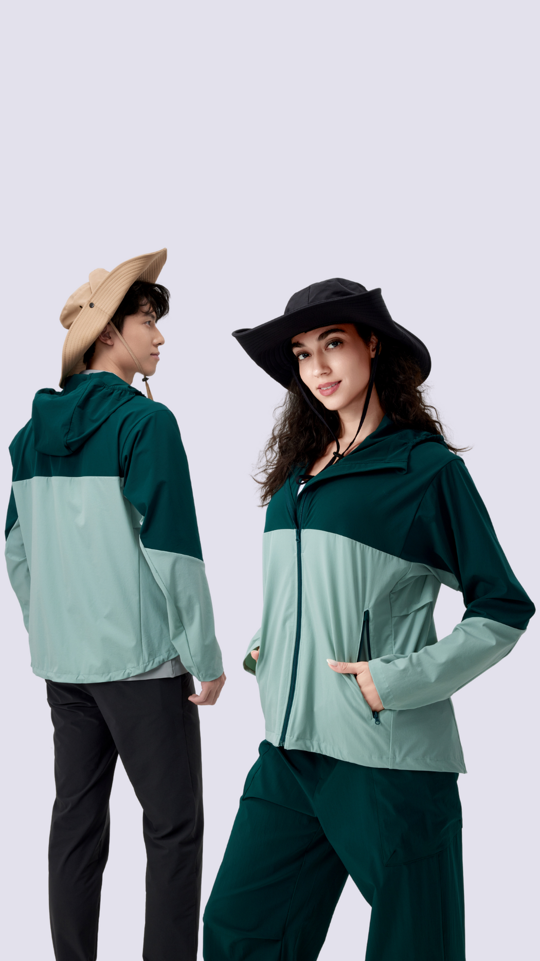 Pride Premium Unisex Athletic Two-Tone Jacket with Hoodie