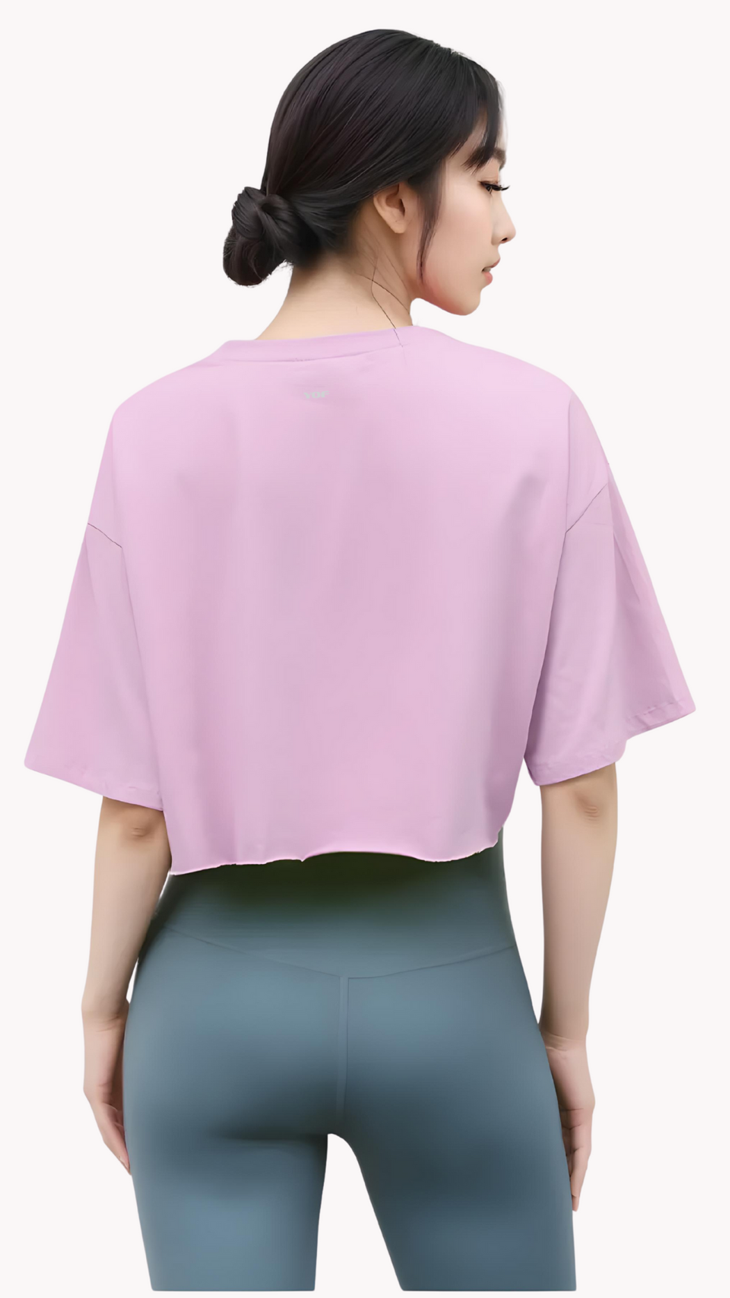 CottonEase Short Sleeve Crop Tee