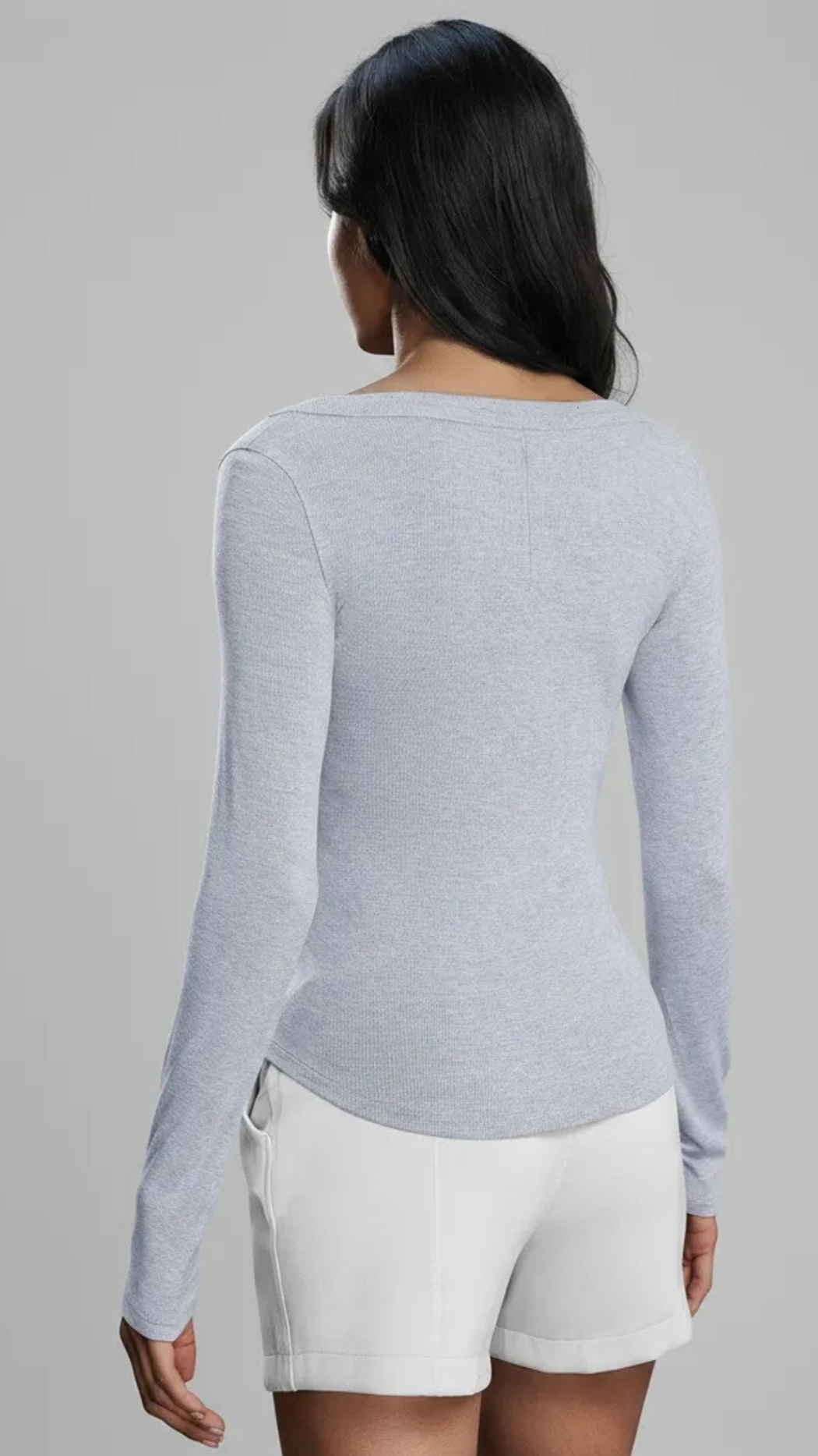 Evara Off-Shoulder Rib Top