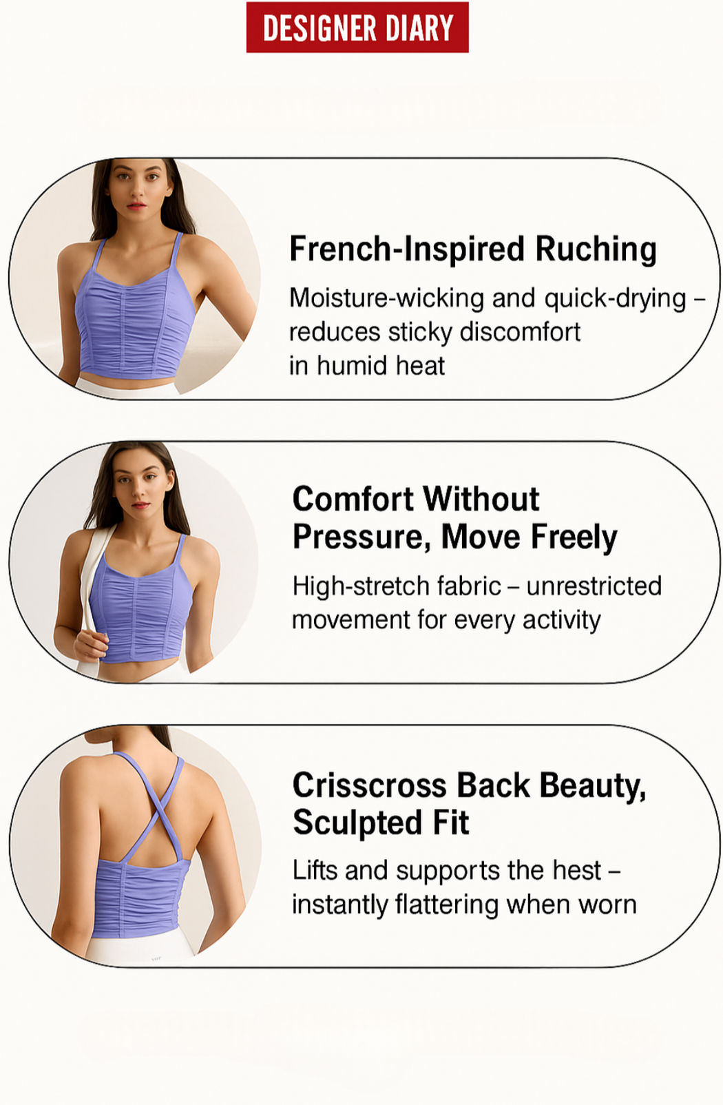 Lissée Ruche Bra Top