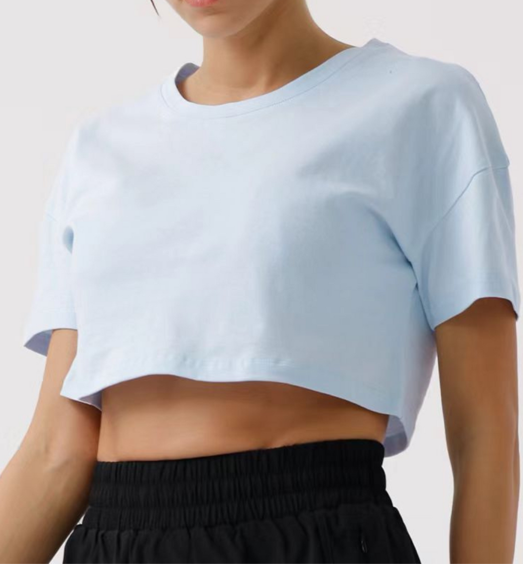 EcoGlow Organic Cotton Crop Tee