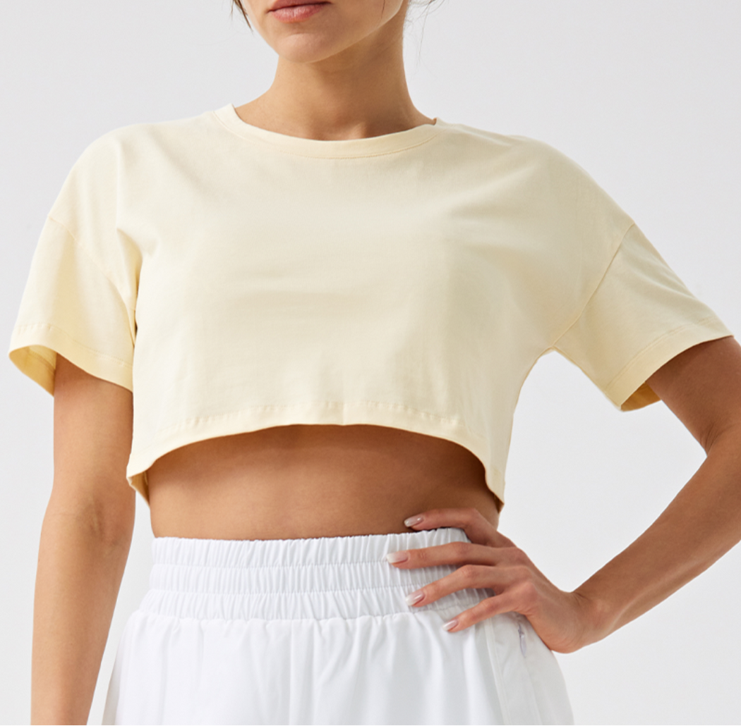 EcoGlow Organic Cotton Crop Tee