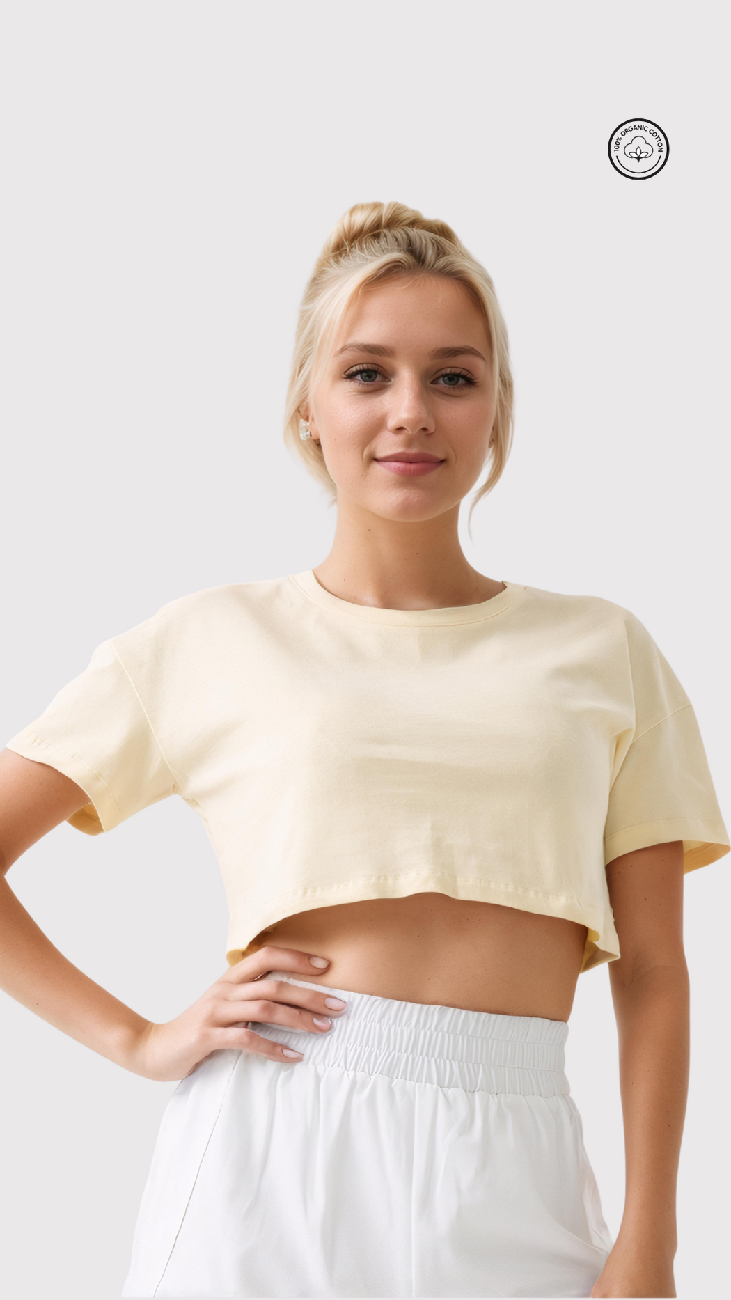 EcoGlow Organic Cotton Crop Tee