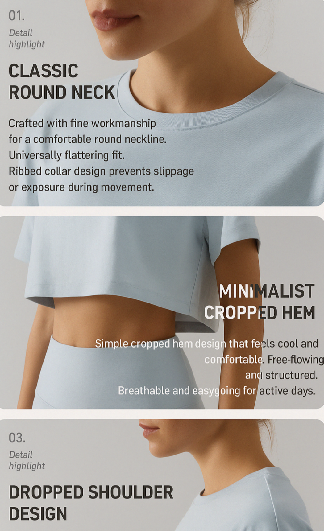 EcoGlow Organic Cotton Crop Tee