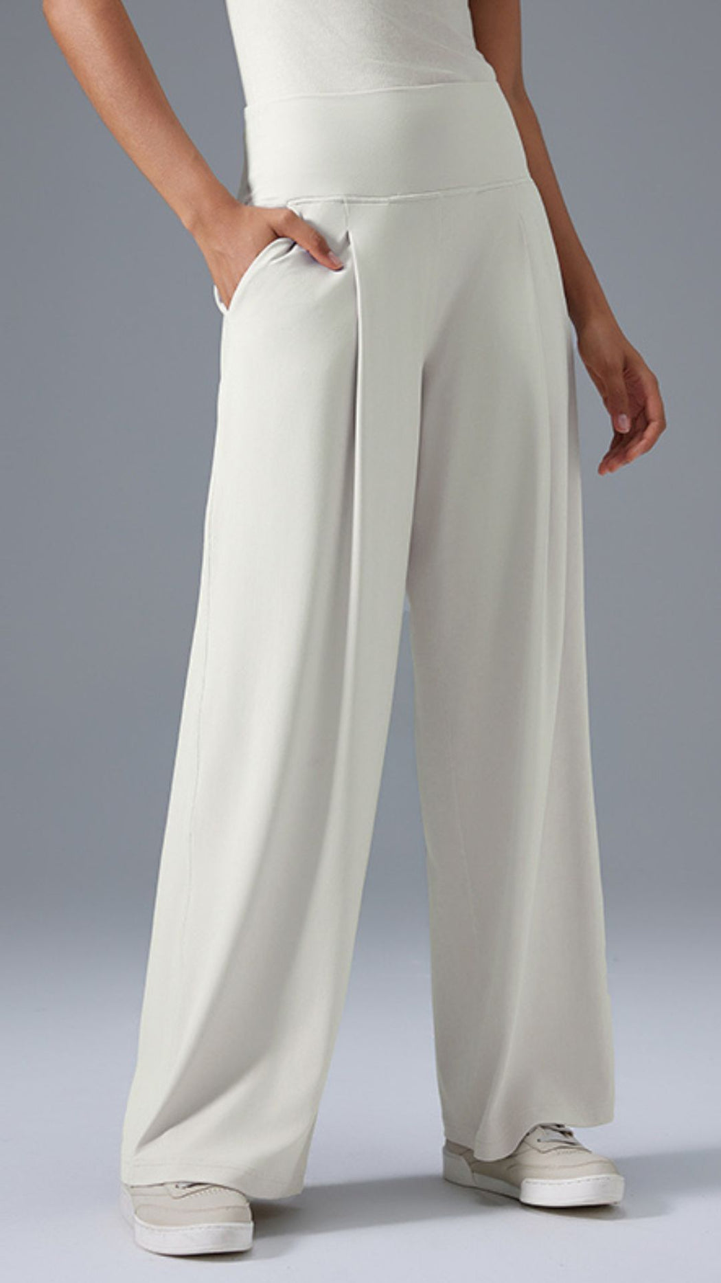 SereniStretch High Waist Wide-Leg Pant With Pockets