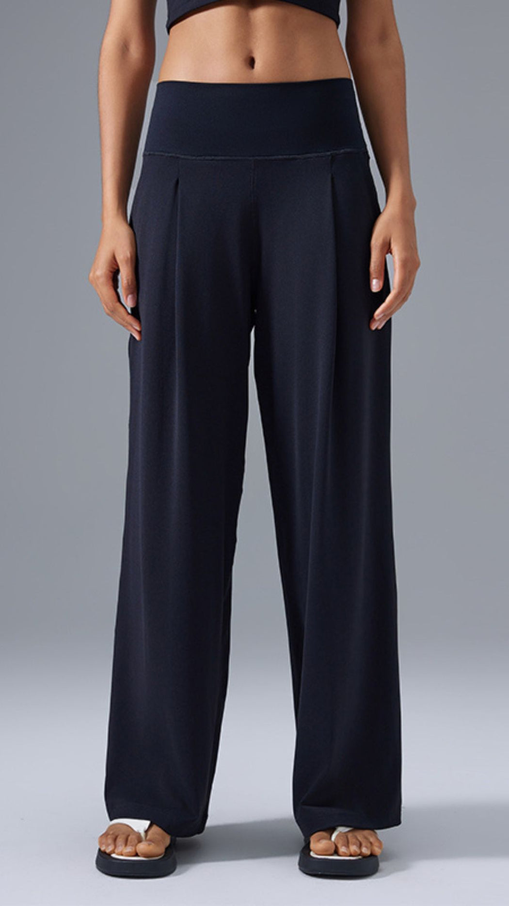 SereniStretch High Waist Wide-Leg Pant With Pockets