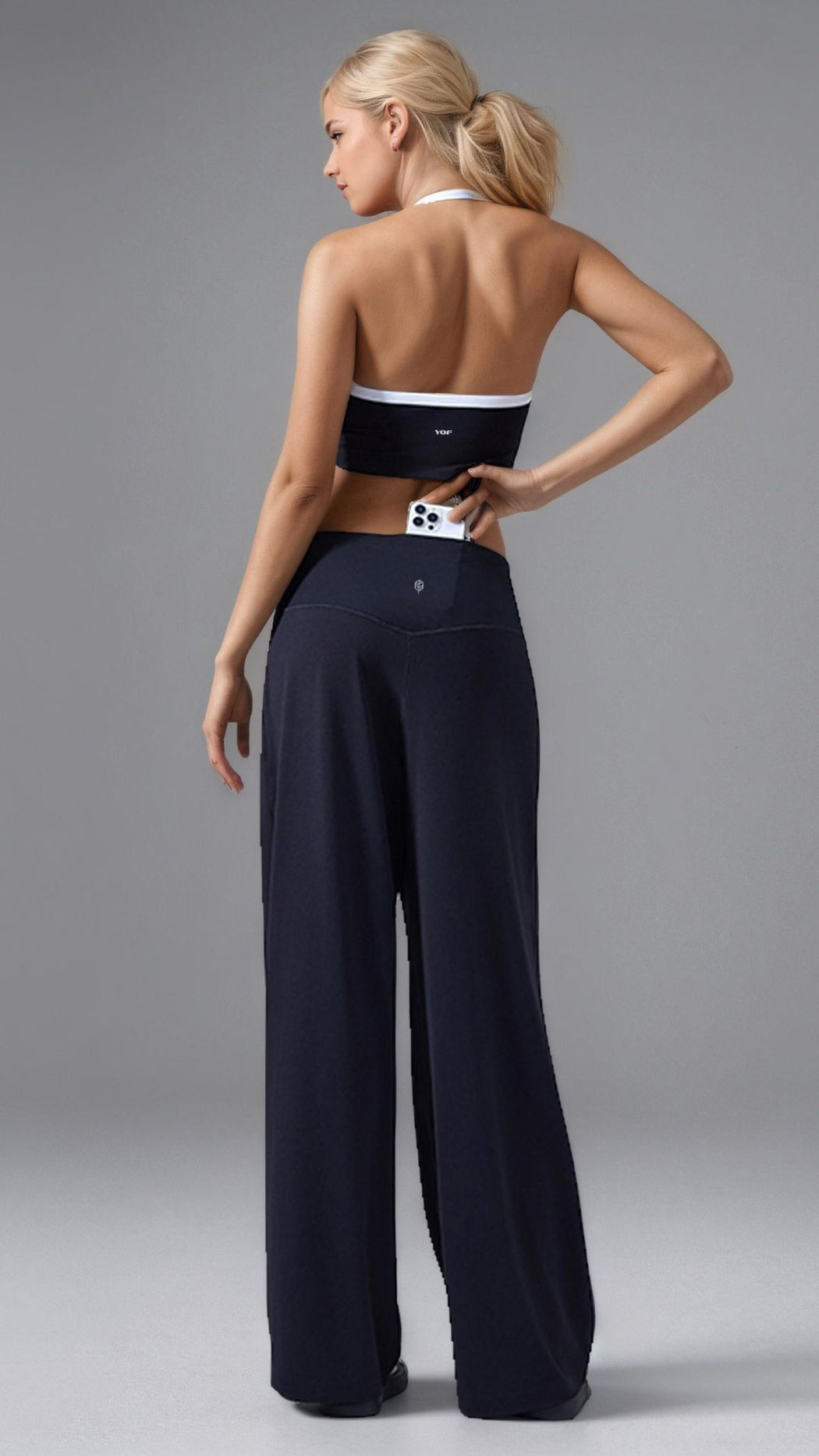 SereniStretch High Waist Wide-Leg Pant With Pockets