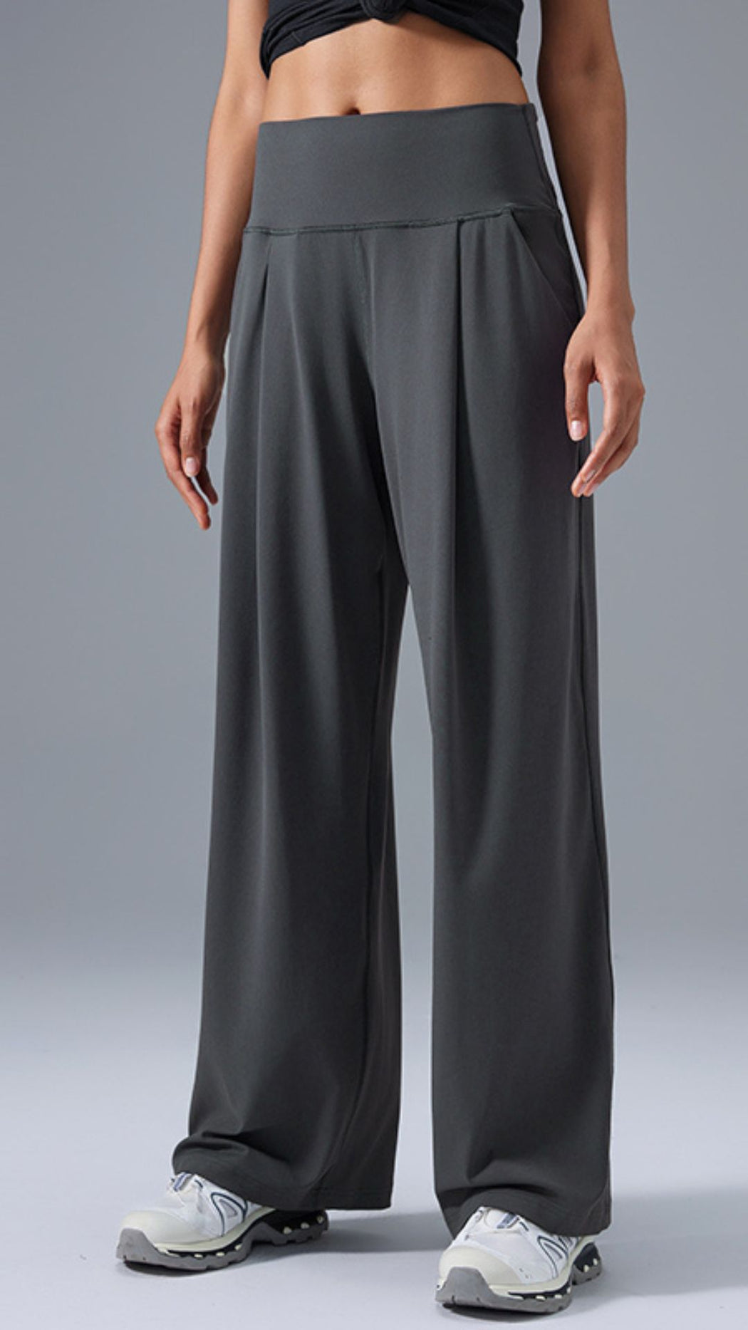 SereniStretch High Waist Wide-Leg Pant With Pockets