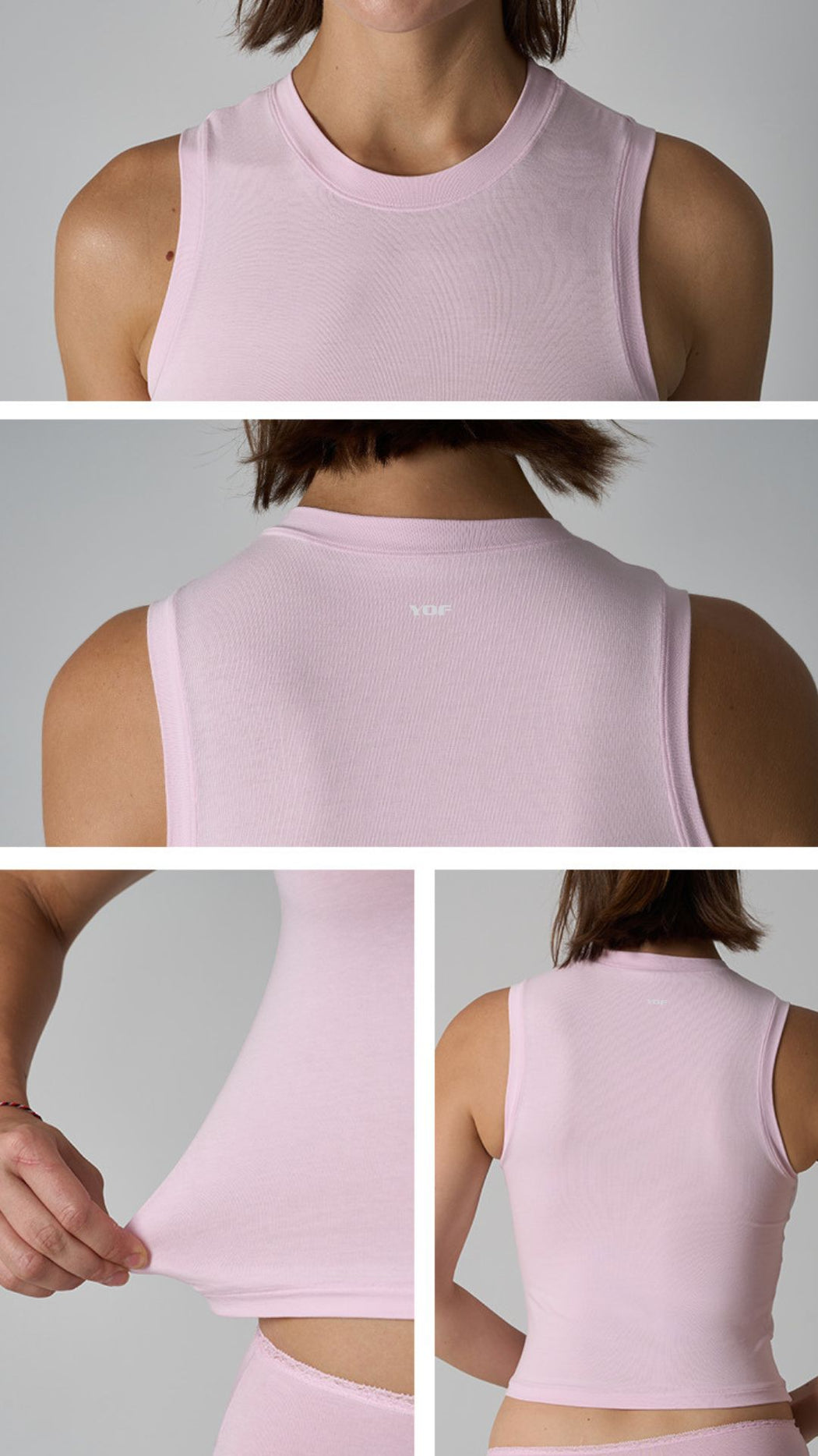 CloudForm Sleeveless Cotton Jersey Tank Tops