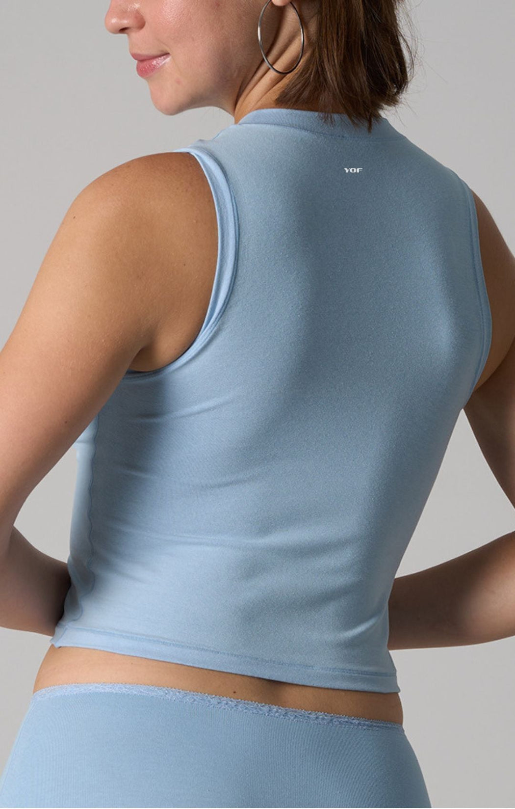 CloudForm Sleeveless Cotton Jersey Tank Tops