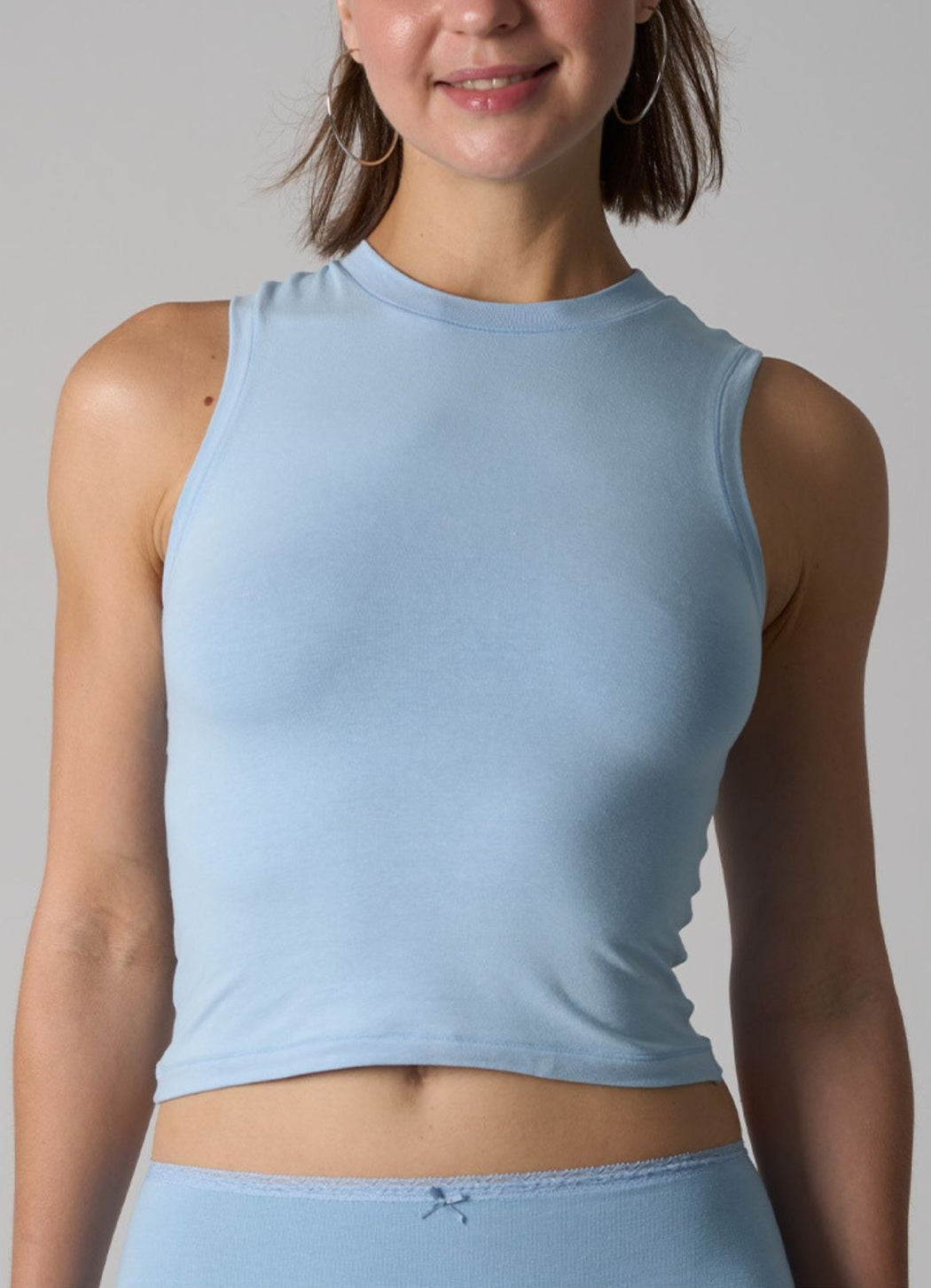 CloudForm Sleeveless Cotton Jersey Tank Tops