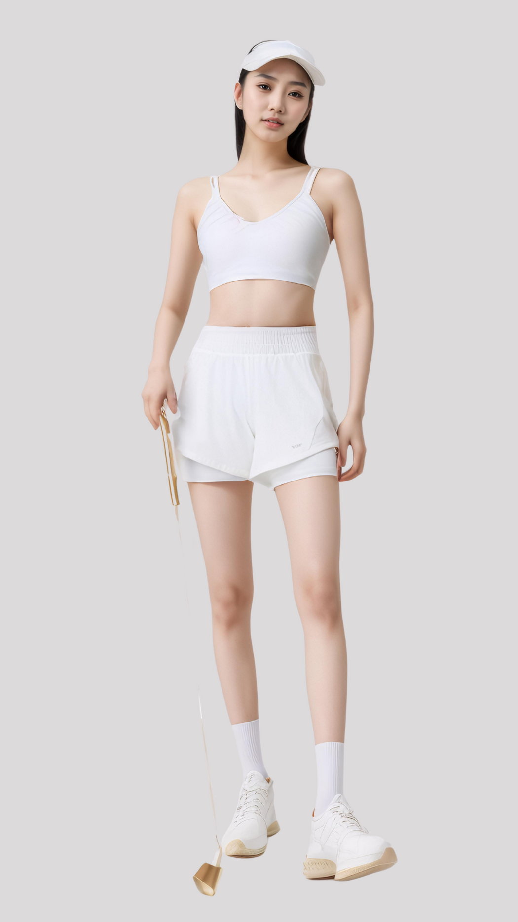 V Double-Strap Sports Bra