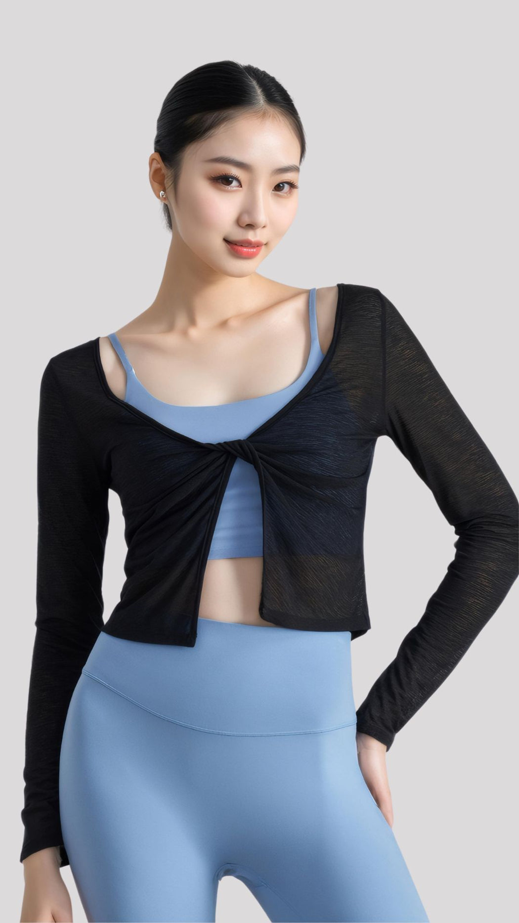 AirMesh Twist Crop