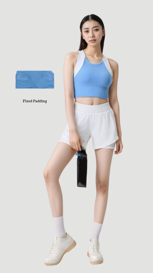 Flex Two-Tone Crop Bra