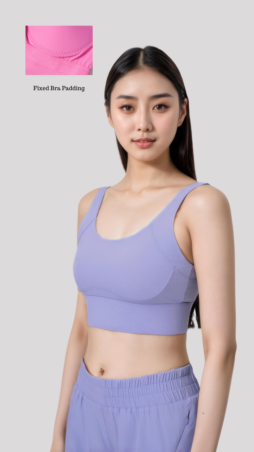 LuxeFlex Low-Back Bra Top