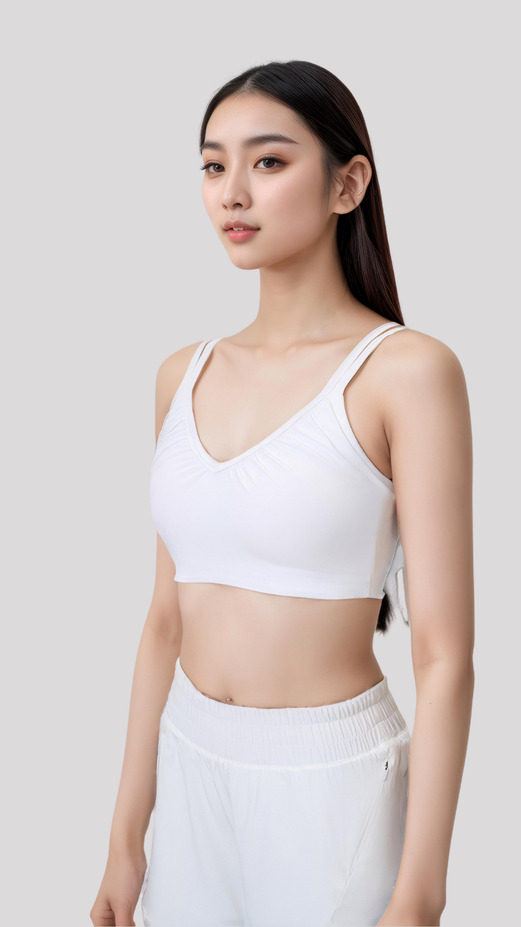 V Double-Strap Sports Bra
