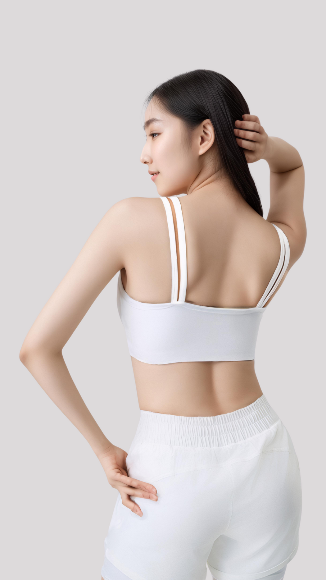 V Double-Strap Sports Bra