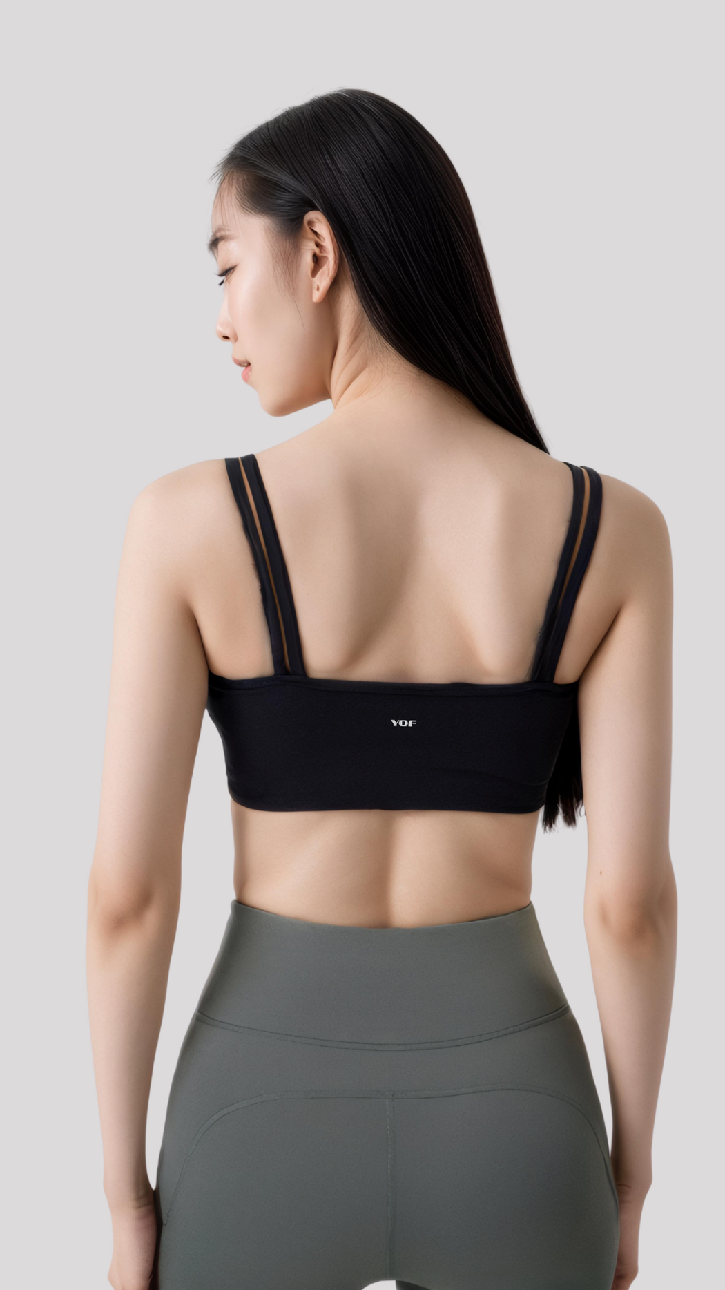 V Double-Strap Sports Bra